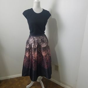 Ted Baker London "Carser" Dress | Black Floral | Ted Size 1 | US Size 4